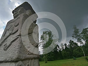 The Zbruch Idol, Sviatovid - copy of the original