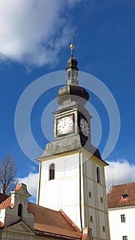 Zdar nad Sazavou, Czech Republic castle bell tower