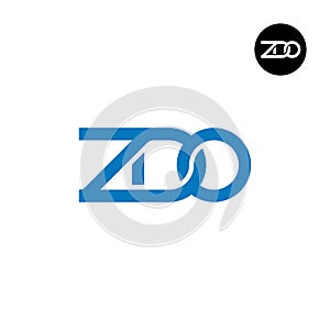ZDO Logo Letter Monogram Design