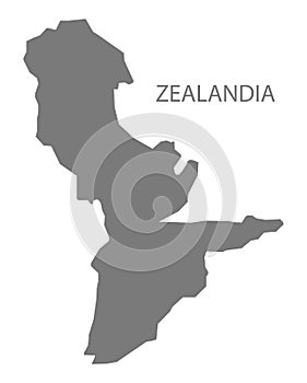 Zealandia Map grey
