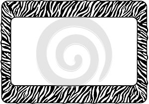 Zebra border clip art