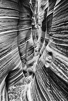 Zebra Canyon in Utah in USA