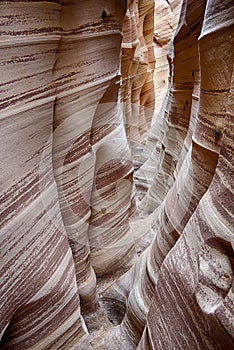 Zebra Canyon in Utah in the USA