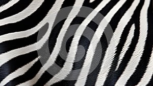 Zebra fur skin wide background