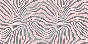 Zebra pattern texture repeating seamless monochrome. Vector. Texture pink zebra. Fashionable print.