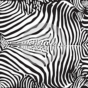Zebra print pattern