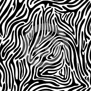 Zebra skin repeated seamless pattern