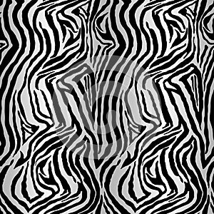 Zebra skin seamless patterns.