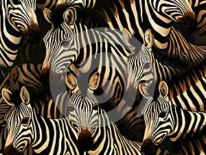 Zebra Stripes Seamless Pattern