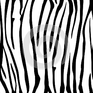 Zebra Stripes Seamless Pattern. Zebra print, animal skin, tiger stripes, abstract pattern, line background, fabric. Amazing hand d