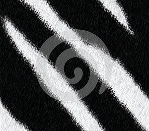 Zebra Stripes Texture Black and White Pattern Background