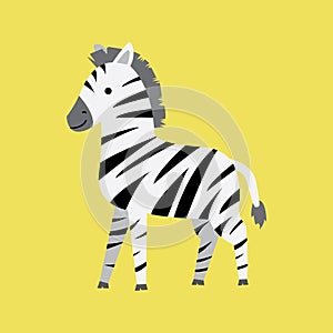 Zebra vector graphic element design photo