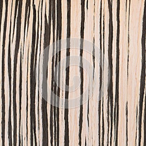 Zebrano wood texture, wood grain photo
