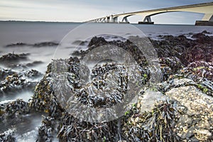 Zeelandbrug met long exposure, Zeeland bridge with long exposure