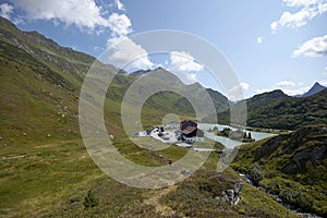 Zeinissee & Alpengasthof Zeinisjoch, Silvretta Verwallgruppe, Vorarlberg, Austria