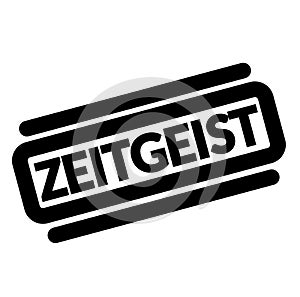 Zeitgeist black stamp
