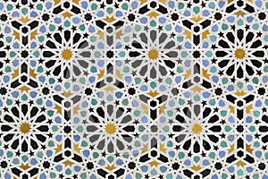 Zellige tile pattern photo