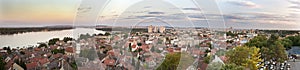 Zemun and Belgrade panorama photo