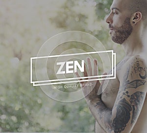 Zen Balance Health Live Life State Mindful Breath Concept