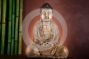 Zen of a buddha, vivid colors, natural tone