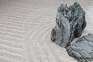 Zen garden detail