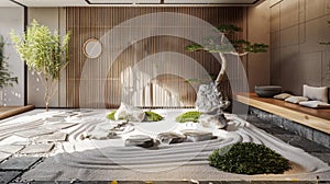 Zen Garden Elements in Living Spaces photo