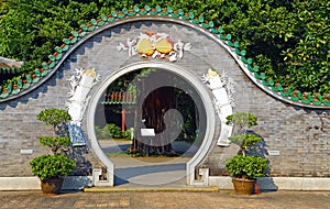 Zen garden entrance