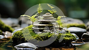 Zen garden, Harmony and peace concept.