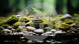 Zen garden, Harmony and peace concept.