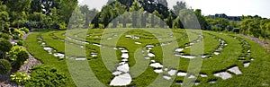 Zen Garden Pathway Panorama