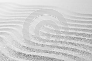 Zen garden pattern on sand