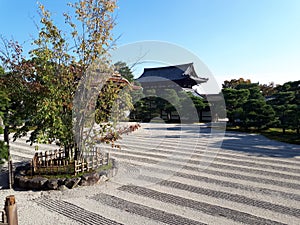 Zen Garden in Ryoanji, Kyoto, Japan