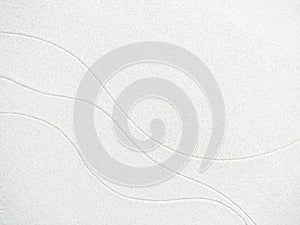 Zen Garden Sand Japanese Top View Background Abstract Circle Line on White Beach Backdrop,Balance Harmony Meditation Spa Lifestyle