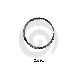 Zen Hand Painted Symbol