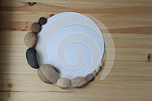 Zen harmony balance stones