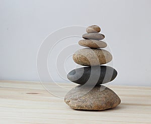 Zen harmony balance stones