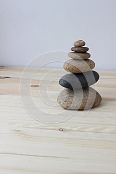 Zen harmony balance stones