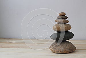 Zen harmony balance stones