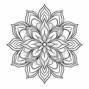 Zen-inspired Flower Design Coloring Pages: Multilayered Dimensions And Iconographic Motifs