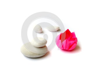 Zen Lotus origami paper