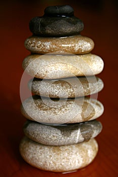 Zen massage stones photo