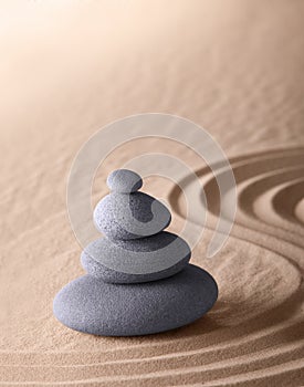 Zen meditation garden purity and simplicity