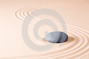 Zen meditation stone garden background