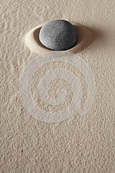 Zen meditation stone purity well being