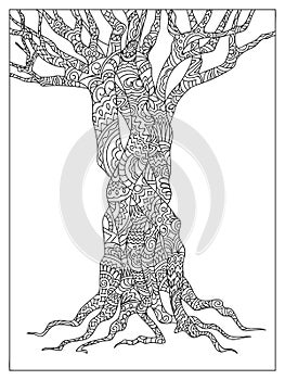 Zen patterned tree