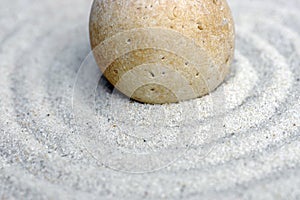 Zen pebble close-up 2