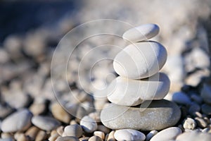 Zen pebble stones