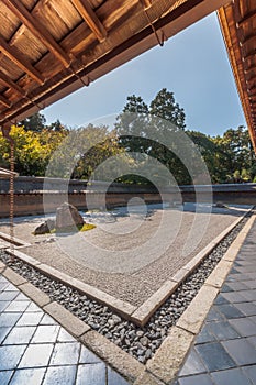 Zen Rock Garden at Ryoanji, Japan
