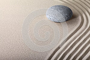 Zen sand stone meditation spa garden