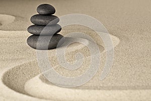 Zen stone balance and harmony